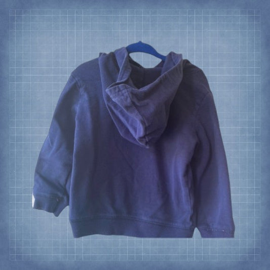 Keep your toddler warm all day long with this Carter's hoodie monster design cotton sweatshirt