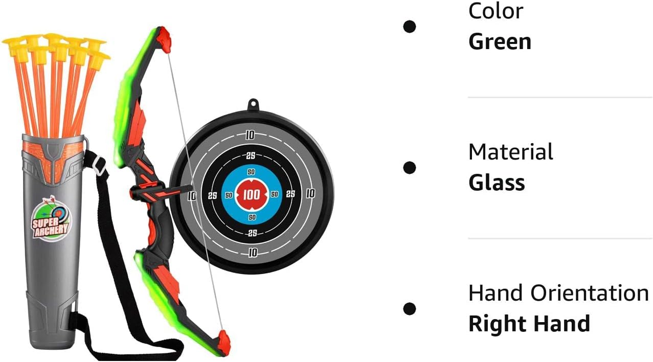 LED Light Up Archery Toy Set