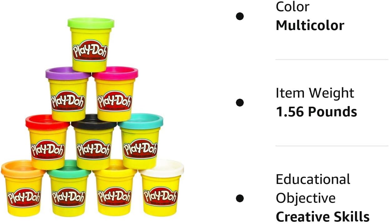 Play-Doh Modeling Compound 10-Pack Case