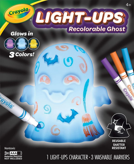 Halloween fun with the Crayola Light-Ups Ghost, Glow in The Dark