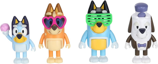 Immerse yourself in the world of Bluey with the Bluey Convertible Vehicle and 4 Figure Pack