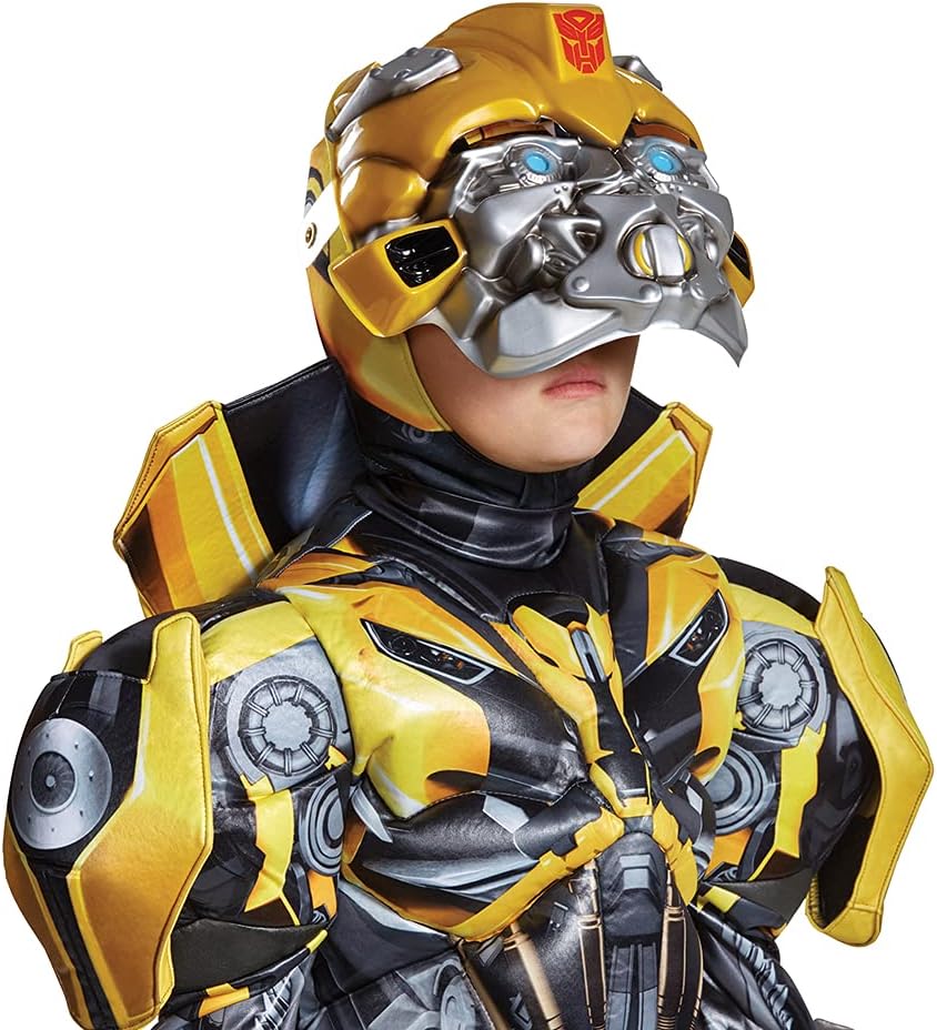 Experience the iconic Transformers character come to life with this officially licensed Bumblebee costume for children