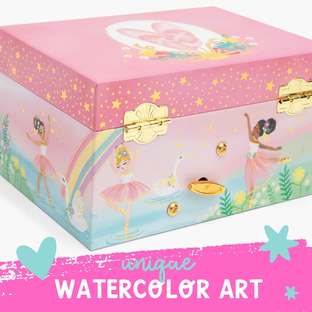 Musical Spinning Ballerina Jewelry Box