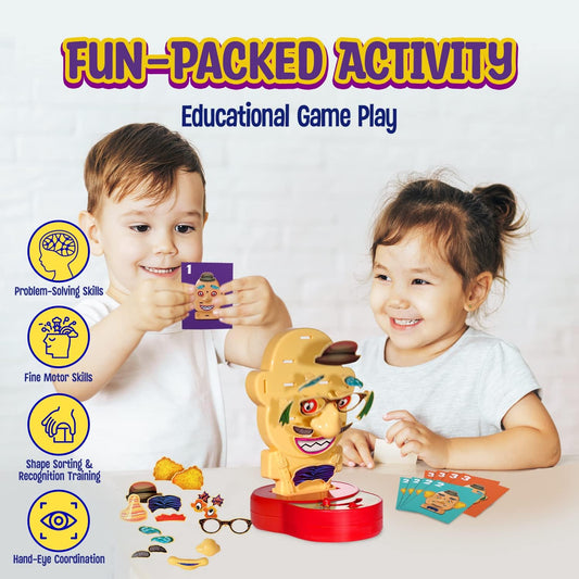 This Funny Face Pop Up Board Game is perfect for family bonding and can accommodate up to 4 players