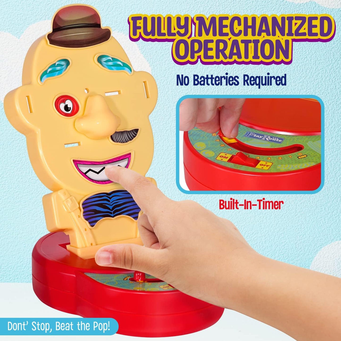 This Funny Face Pop Up Board Game is perfect for family bonding and can accommodate up to 4 players