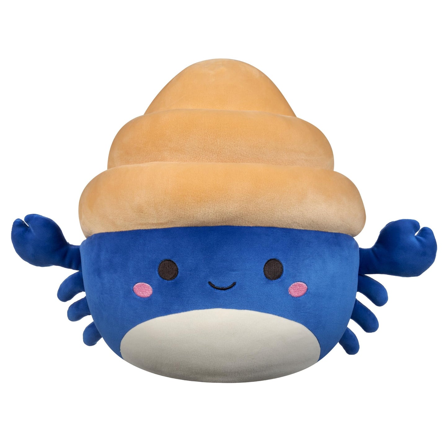 Meet Lenore, the 12-Inch (Medium-Sized) Navy and Tan Hermit Crab Squishmallows Original