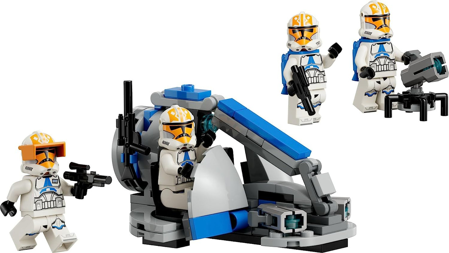 LEGO Star Wars Clone Trooper Battle Pack Building Set with 4 Star Wars Figures