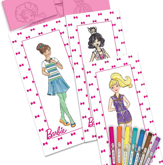 Barbie Fashion Plates All in One Studio Sketch Design Activity Set