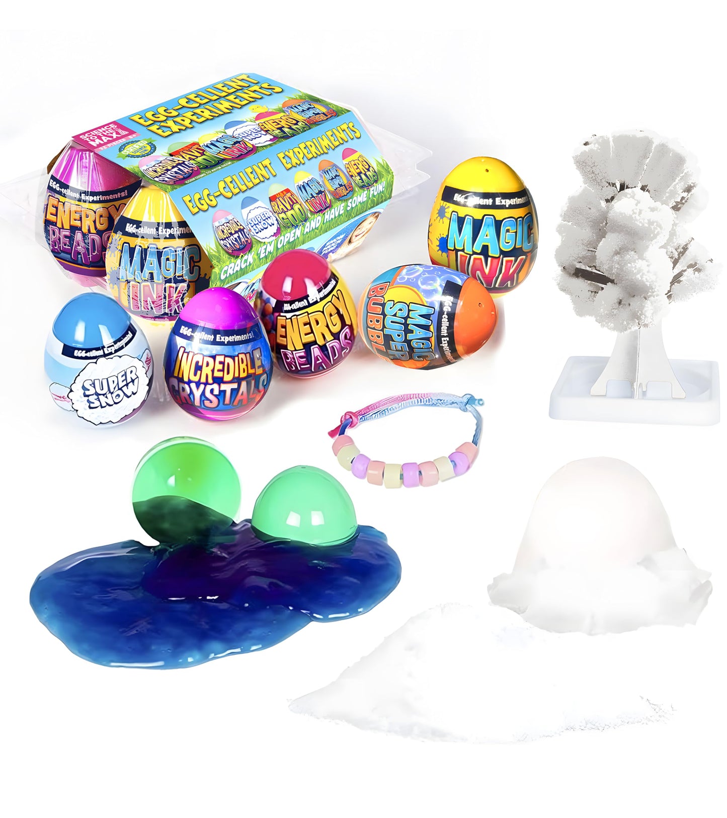 Introduce your child to the wonders of science with the Be Amazing! Toys Egg-Cellent Experiment 6-pack