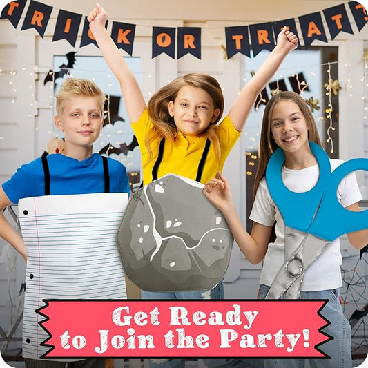 Rock Paper Scissors Costume Set for 3