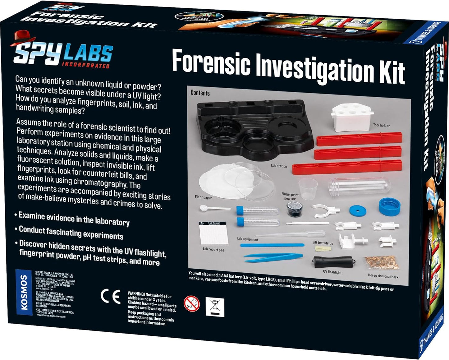 Assume the role of a forensic scientist with the Forensic Investigation Kit