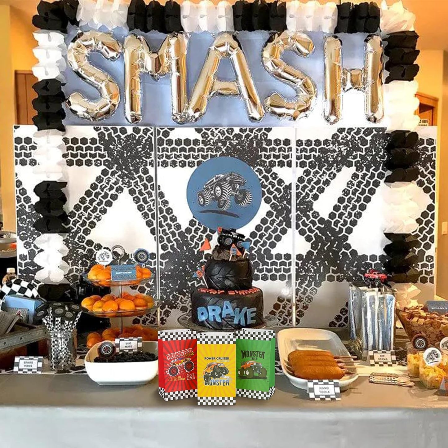 Monster Truck Party Favors Set