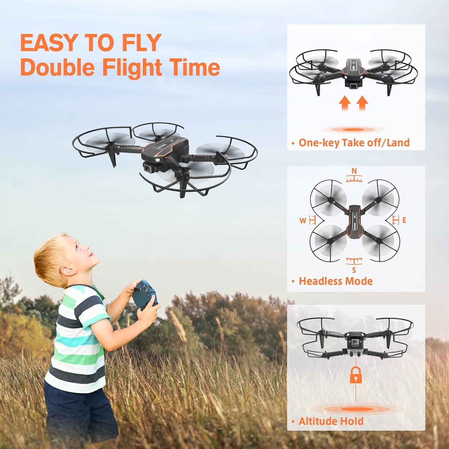 RC Helicopter Mini Drone with Camera