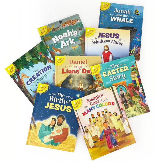 Explore timeless biblical tales with the 8-book Library Boxed Gift Set