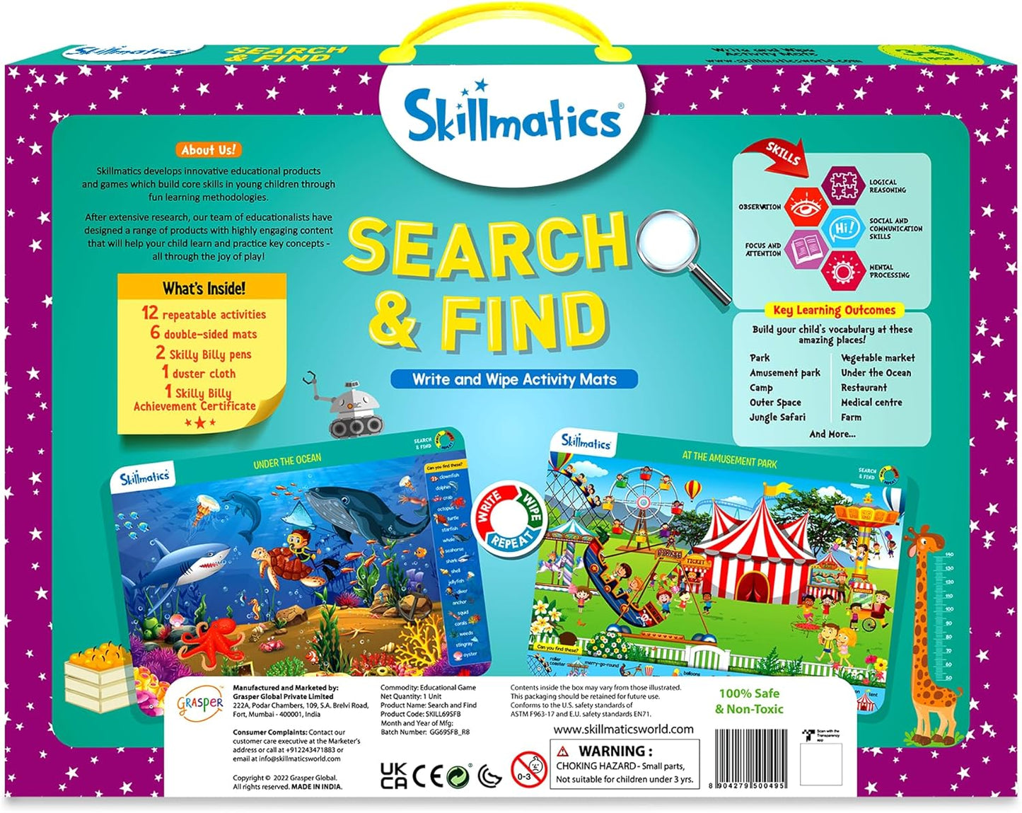 Skillmatics Search and Find Educational Game