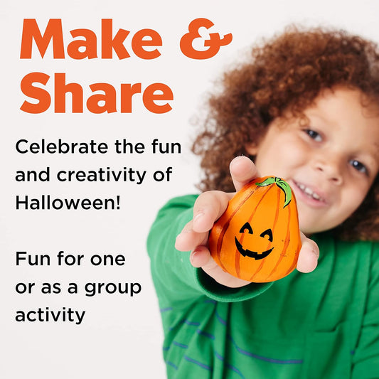 Create glowing rocks that can withstand any weather and have fun together with this perfect Halloween party activity