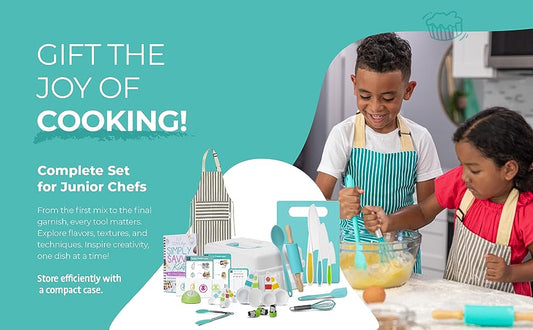Kid's Cooking and Baking Gift Set with Storage Case