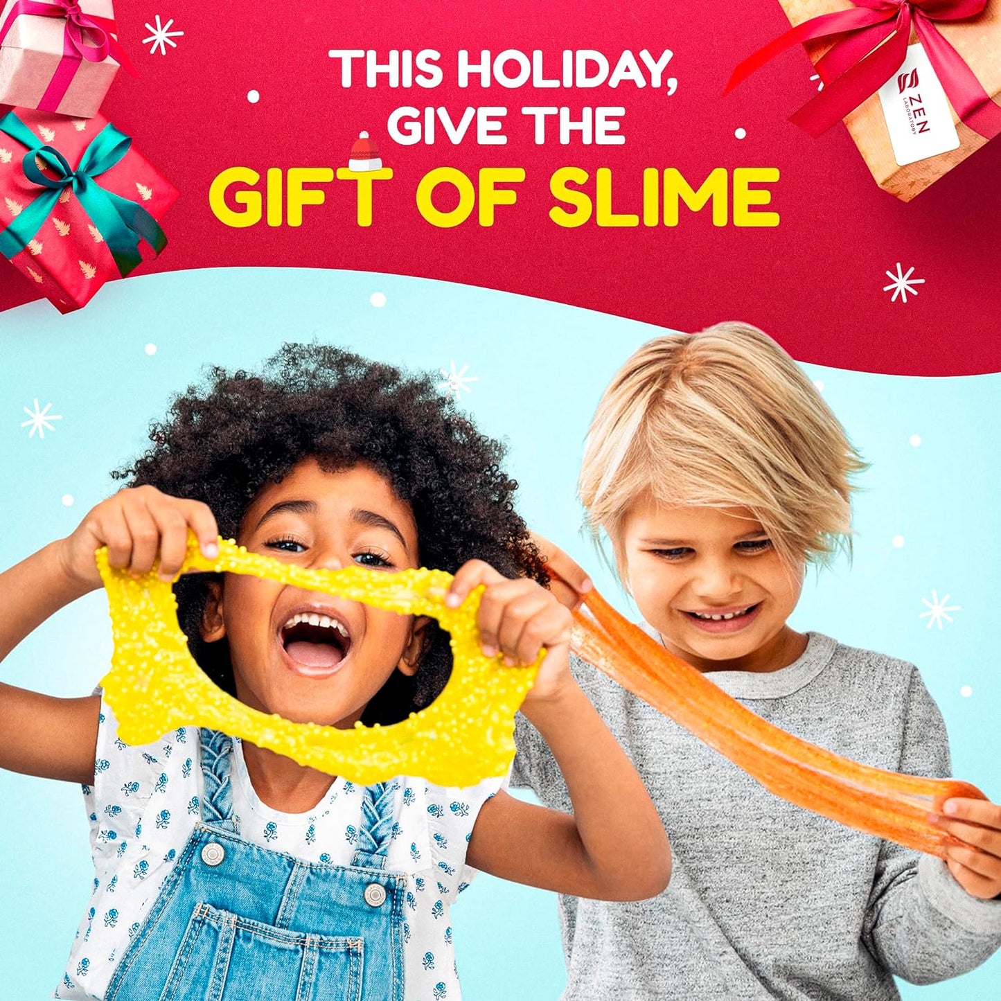 This all-in-one Slime Making Kit is the perfect gift for kids and tweens, complete with everything needed to create over 50 different slime creations