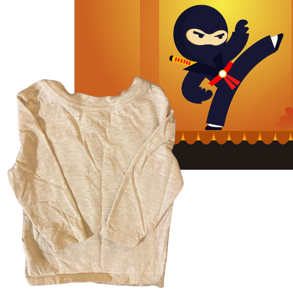 This Cat & Jack long sleeve graphic tee is perfect for your active little ninja