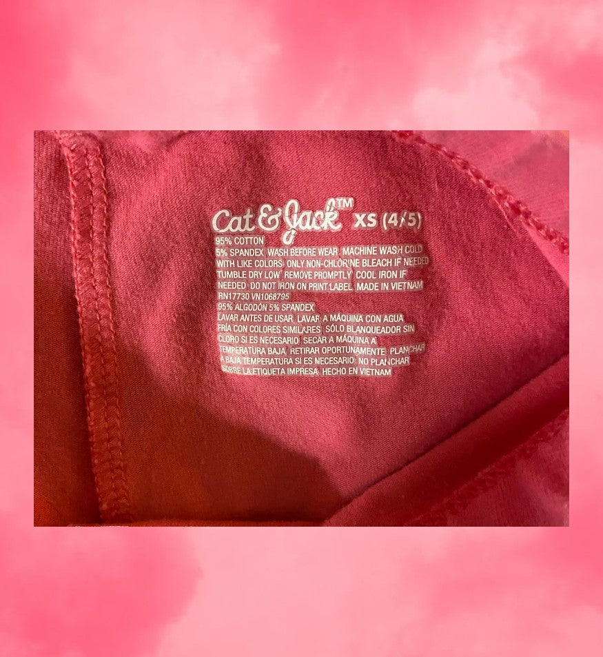These Cat & Jack pink casual leggings are perfect for casual hanging out days
