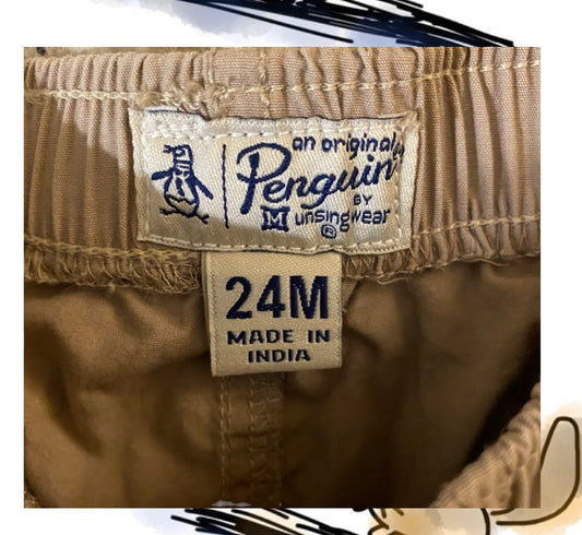 These Original Penguin Boy's Shorts are designed with a pull-up elastic waistband and 3 pockets, making them perfect for any active toddler