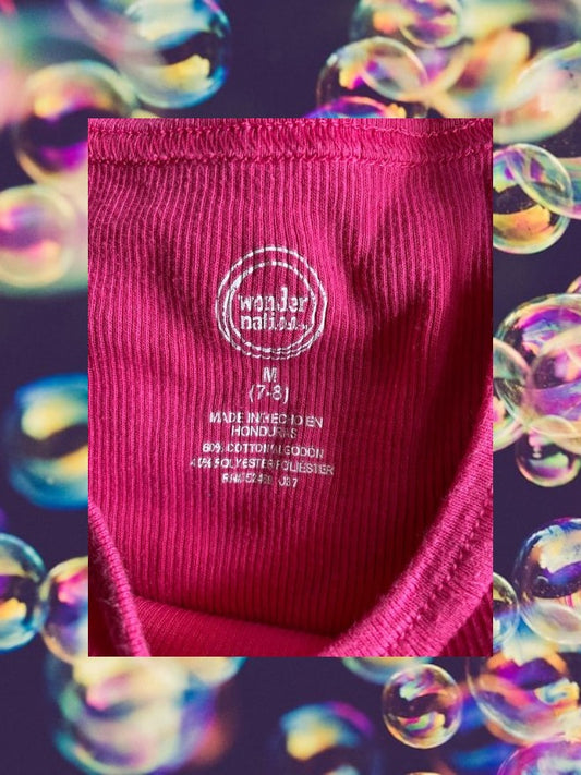 This Wonder Nation vibrant pink tank top is a must-have for any stylish girl