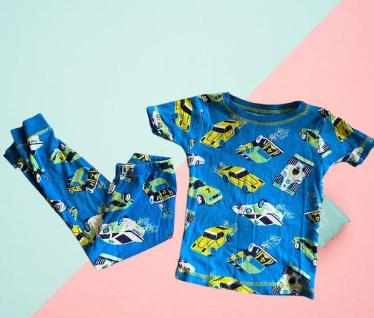 Get your little guy ready for a comfortable night's sleep with Carter's Just One You cotton sleepwear set