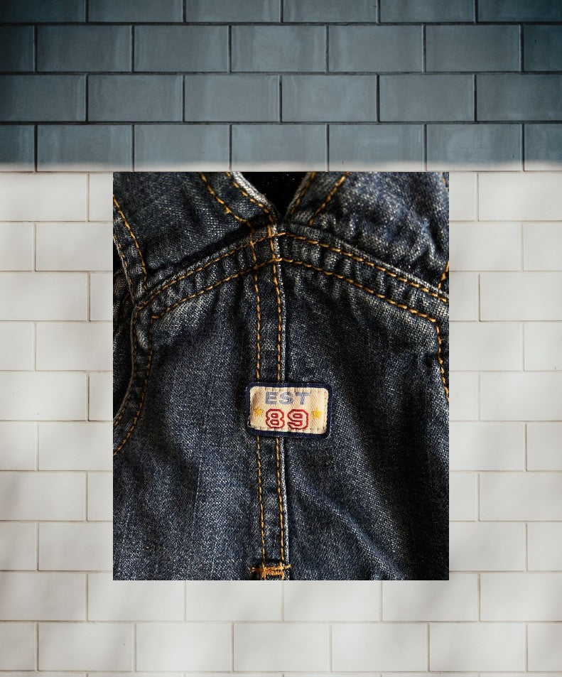The Children's Place distressed jean overalls are designed to keep your baby boy comfortable and stylish