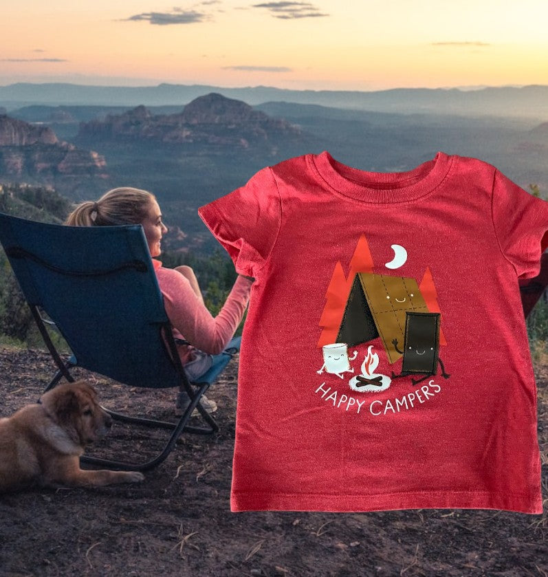 Featuring charming campfire graphics, this pull over crewneck is perfect for showing up in camping style