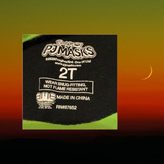 This pajama top features your favorite characters from PJMasks, every boy's favorite show and Night Time Heros