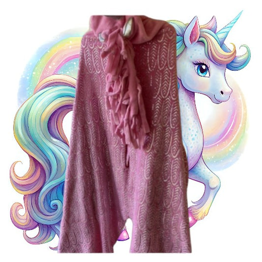 Effortlessly transform your cozy sleepovers into magical adventures with our Justice silver sparkle unicorn design hoodie blanket wrap