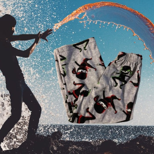 These Komar Kids Ninja Pajama Bottoms are perfect for any little ninja
