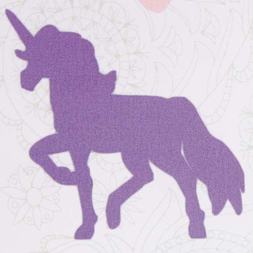 Made from ultra-soft microfiber with a plush polyester comforter fill, this bedding set showcases a charming Purple Unicorn print, 5pcs