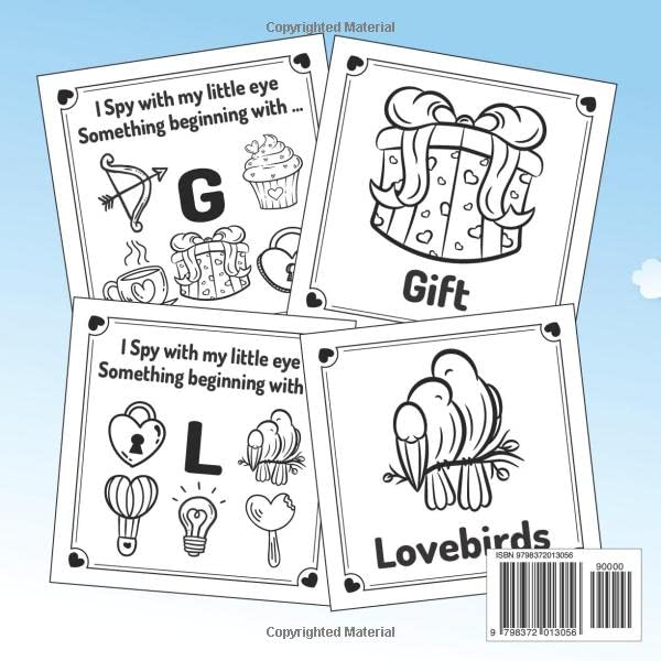 I Spy Valentine's Day Book For Kids Ages 2-5