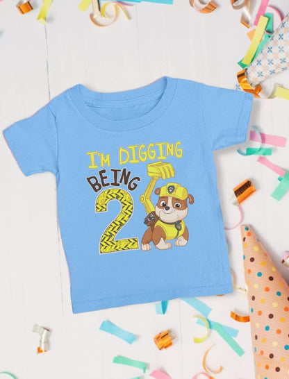 Paw Patrol 2nd Birthday Boy Construction