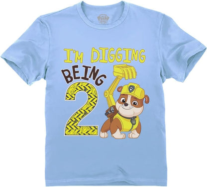 Paw Patrol 2nd Birthday Boy Construction