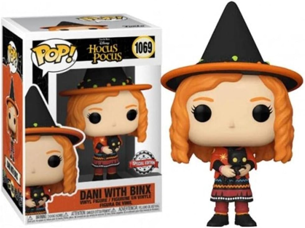 Funko Spirit Halloween Dani with Binx Hocus Pocus POP!