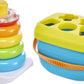 Fisher-Price Rock-a-Stack Ring Stacking Toy and Baby’s First Blocks Set