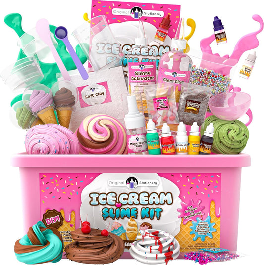 Ice Cream Slime Kit - Pink