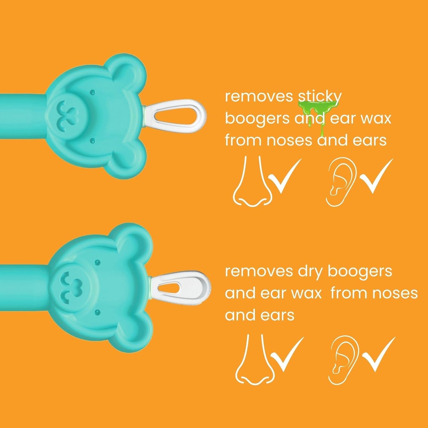 oogiebear - Easy Nasal Booger and Ear Wax Remover for Newborns, Infants and Toddlers