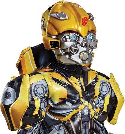 Experience the iconic Transformers character come to life with this officially licensed Bumblebee costume for children
