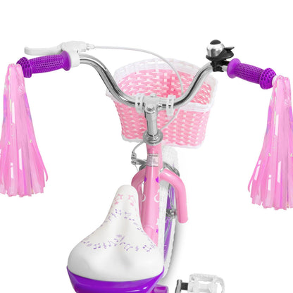 Whether your child is just learning to ride or is already a pro, WEIZE Girls bicycle is perfect for her