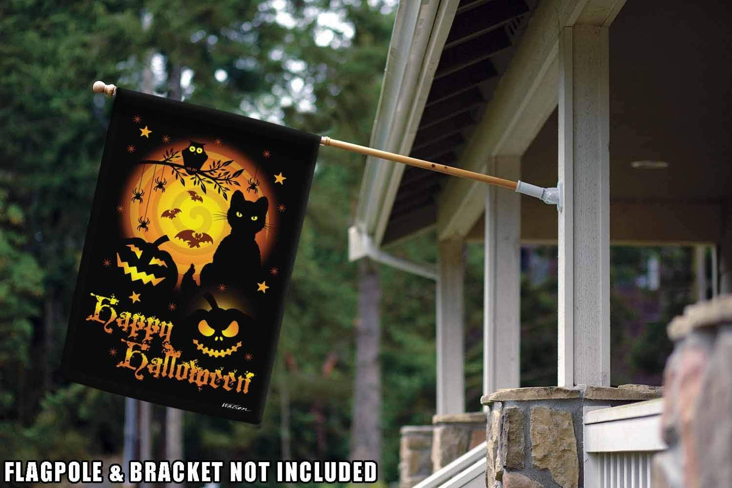 Scary Halloween Garden Flag