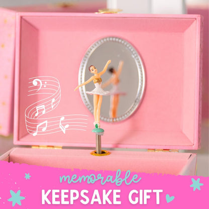 Musical Spinning Ballerina Jewelry Box