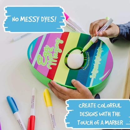 Create endless Easter egg designs with this mini decorator kit