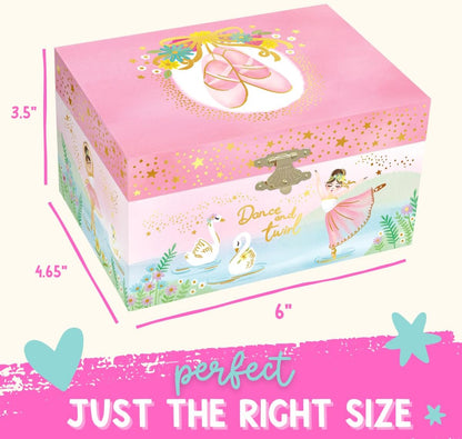 Musical Spinning Ballerina Jewelry Box
