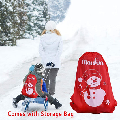 The Max Fun 4 Pack Snowball Maker is perfect for kids and comes with a drawstring bag