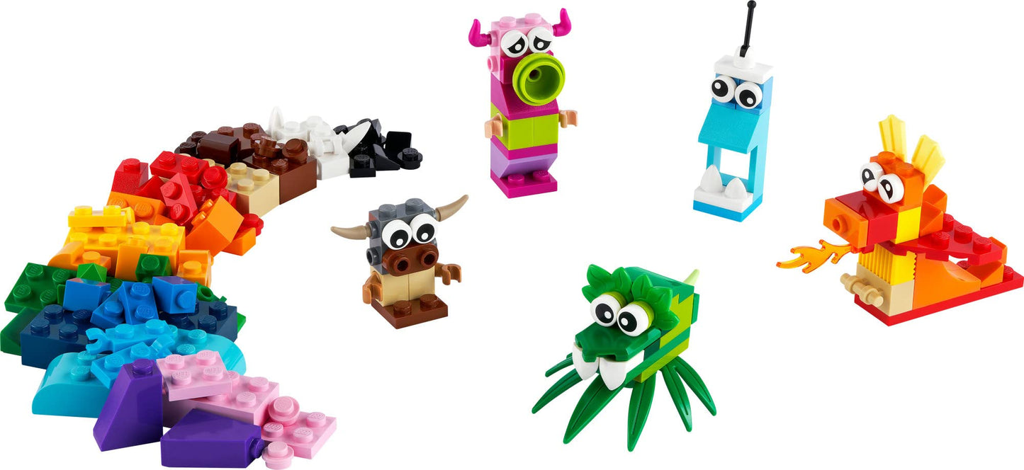 This LEGO Classic Creative Monsters playset offers hours of open-ended building fun for children for Halloween