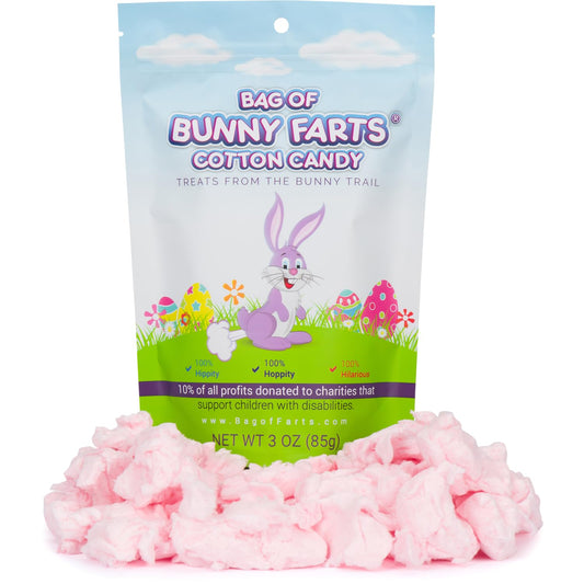 Easter Bunny Cotton Candy Basket Stuffer 3 ounces / 1 pack