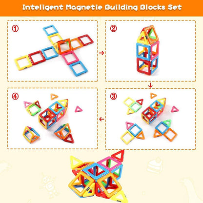 Construct and create while learning with these magnetic blocks